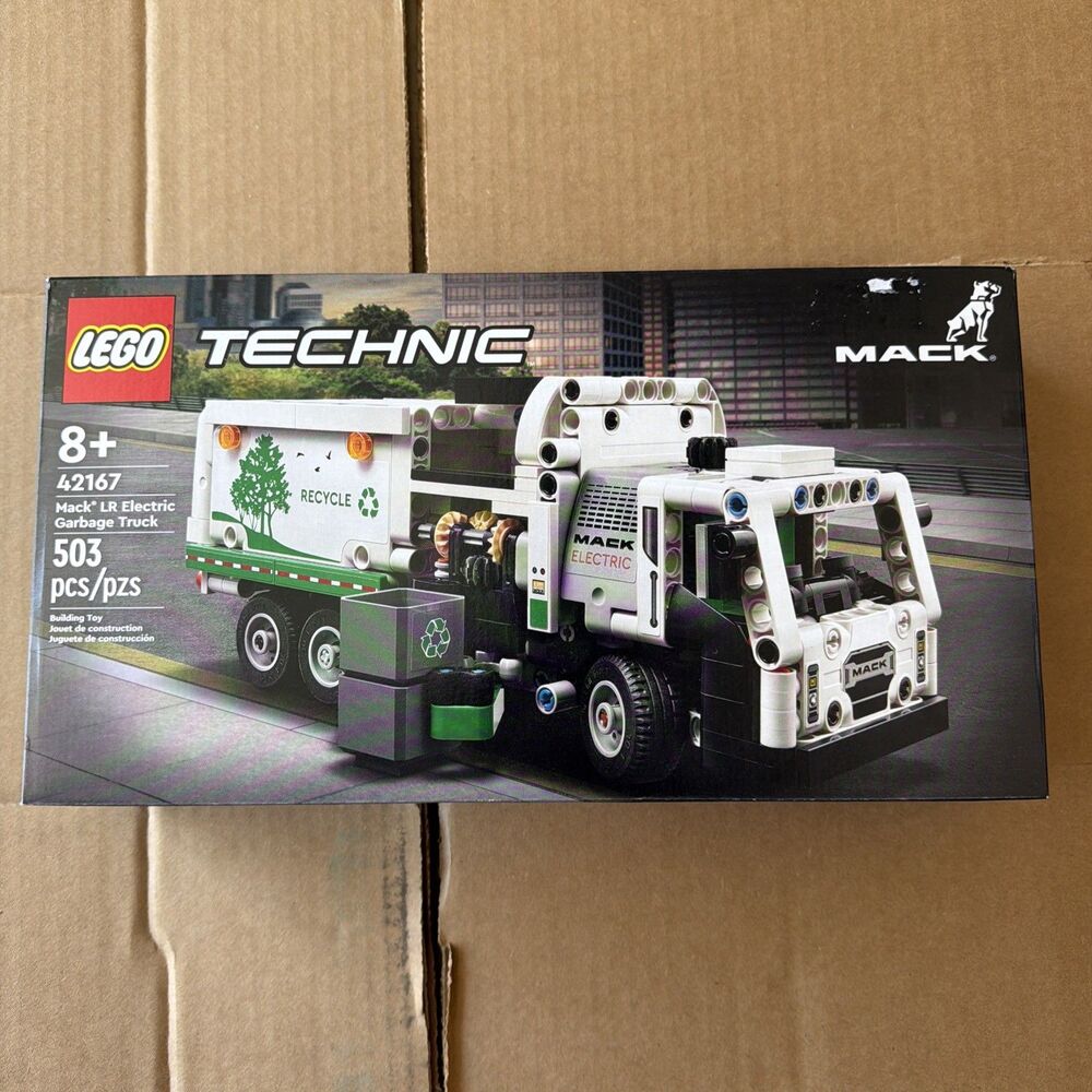 LEGO Technic Set 42167 Mack LR Electric Garbage Truck SEALED